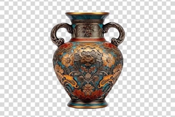 422 Decorative Vase Isolated for Creative Design
