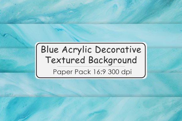 Blue Acrylic Decorative Texture Backdrop