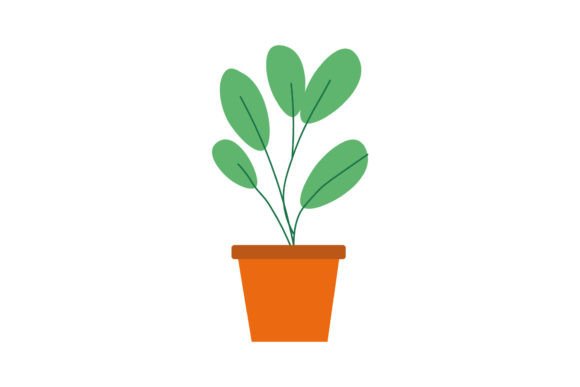 Cute Decorative Plants Icon: A Versatile Design Element for Creative Projects