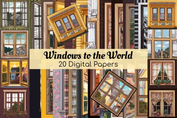 Cute Decorative Windows for Modern Design Projects
