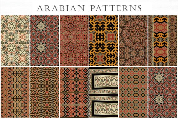 Decorative Arabian Tiled Pattern PNG: A Versatile Design Resource