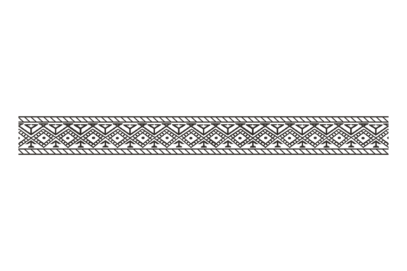 Decorative Border in Vintage Ethnic Style: A Guide to Choosing and Using It Effectively