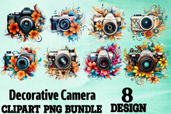 Decorative Camera Clipart PNG: Enhance Your Projects with Visual Appeal