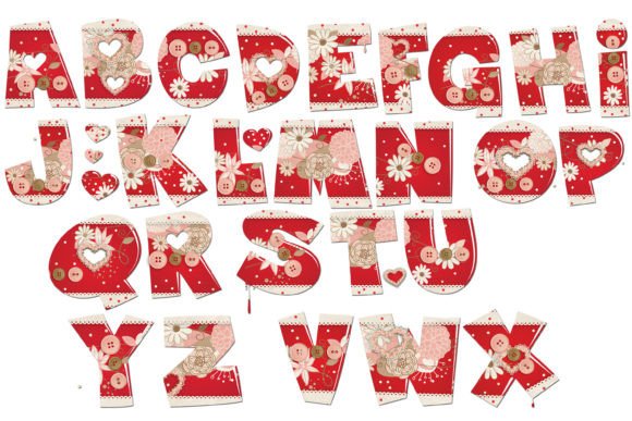 Decorative Font, Floral Font: A Versatile Tool for Creative Projects