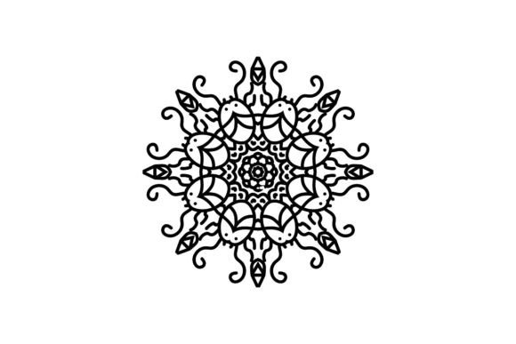 Decorative Indian Mandala Icon