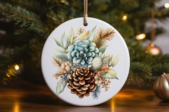 Decorative Pine Cone Ornament: A Stylish and Functional Addition to Your Tumbler Creations
