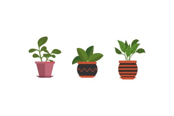 Decorative Plant Icon: A Versatile Graphic for Creative Projects