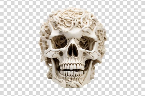 Decorative Skull 8 Isolated
