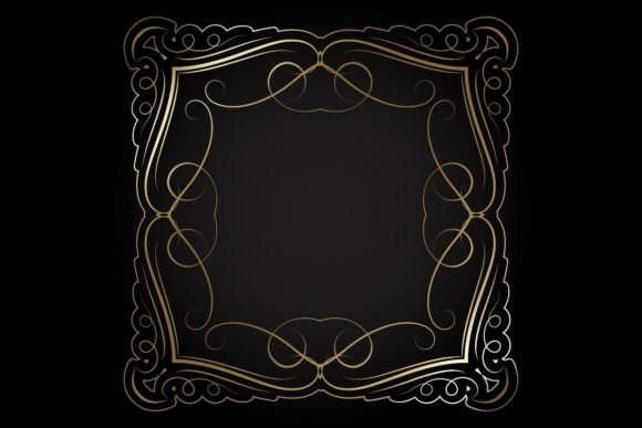 Enhancing Design Projects with a Decorative Gold Border