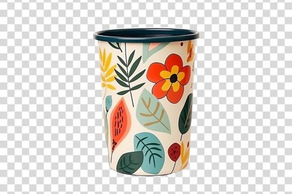 Enhancing Visual Creativity with the 1069 Decorative Trash Can Isolated for Professional and Personal Projects