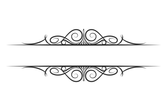 Flourish Ornate Header. Decorative Calli