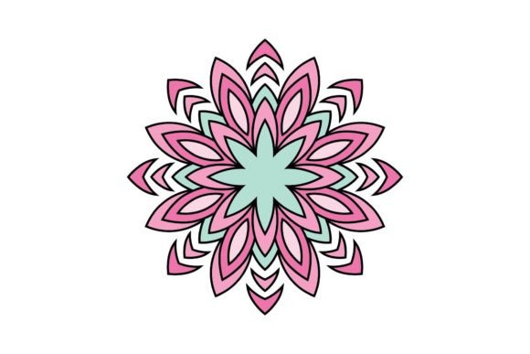 Flower Decorative Mandala Icon
