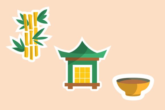 Japanese Art Decorative Vector: A Modern Take on Traditional Aesthetics