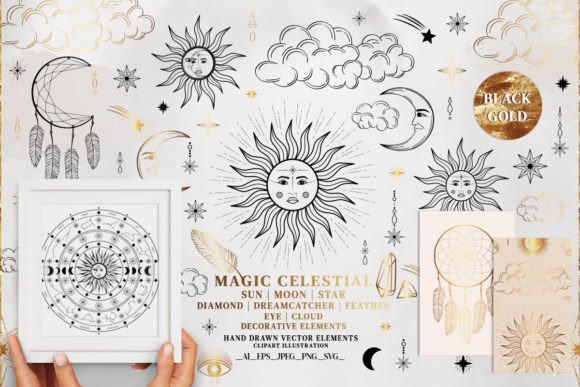 Magic Collection Decorative Clipart SVG: A Versatile Resource for Creative Projects