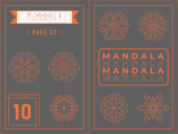 Mandala Coloring Decorative Bundle 37: A Creative Powerhouse for Modern Designers and Businesses