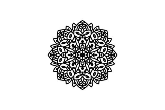 Outline Decorative Mandala Icon – Versatile Design for All